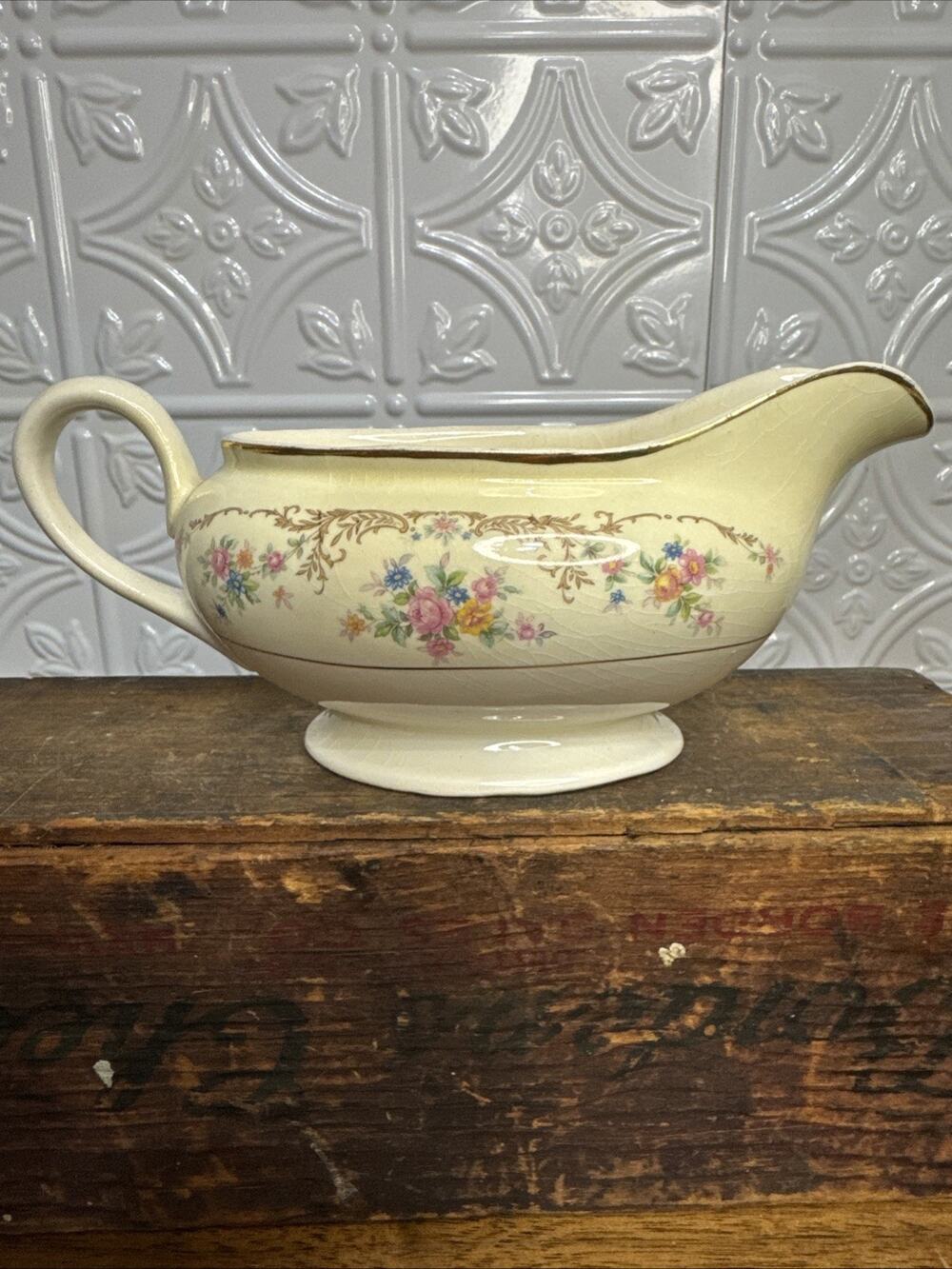 Vintage Steubenville Gravy Bowl Usa Made In Ohio
